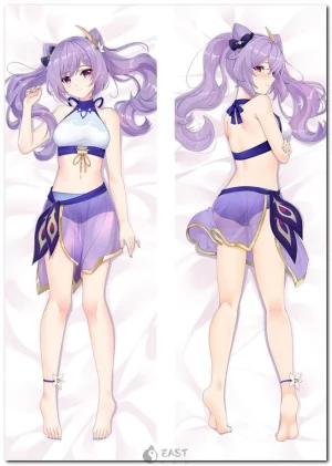 Keqing Genshin Impact anime body pillow dakimakura cover