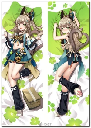 Kirara from Genshin Impact on anime body pillow (dakimakura) cover