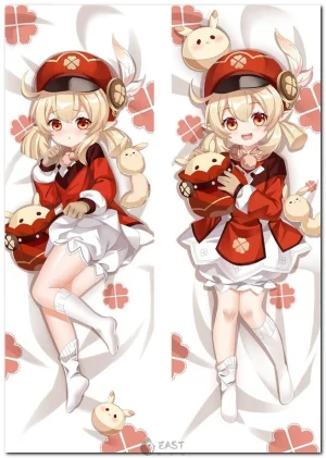 Klee from Genshin Impact on anime body pillow cover (dakimakura)