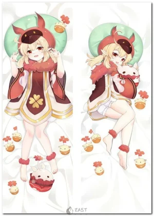 Klee from Genshin Impact on anime body pillow cover (dakimakura)