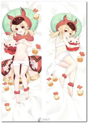 Klee from Genshin Impact on anime body pillow cover (dakimakura)
