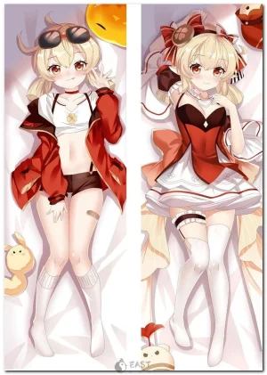 Klee from Genshin Impact on anime body pillow cover