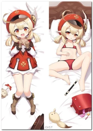 Klee from Genshin Impact anime body pillow dakimakura cover