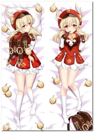 Klee from Genshin Impact on anime body pillow cover (dakimakura)