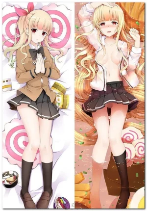 Ms. Koizumi anime dakimakura body pillow featuring ramen noodles theme