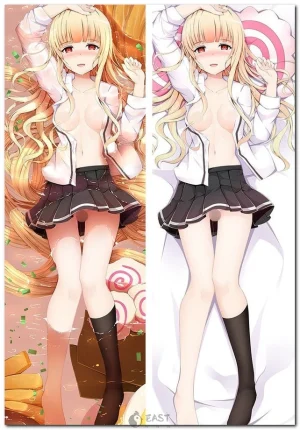 Ms. Koizumi anime dakimakura body pillow featuring ramen noodles theme