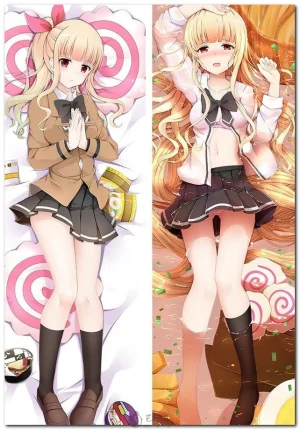 Ms. Koizumi anime dakimakura body pillow featuring ramen noodles theme
