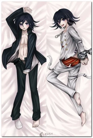 Kokichi from Danganronpa anime on a dakimakura body pillow