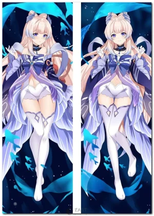 Kokomi from Genshin Impact on anime body pillow (dakimakura)