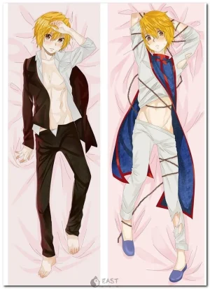 Kurapika from Hunter x Hunter on anime body pillow (dakimakura)