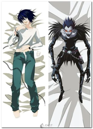 L from Death Note anime dakimakura body pillow cover