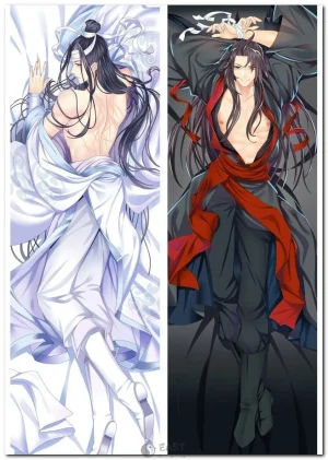 Lan Wangji and Wei Wuxian dakimakura anime body pillow from Mo Dao Zu Shi