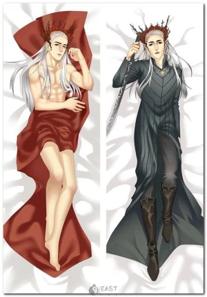 Legolas from The Hobbit anime-style dakimakura body pillow