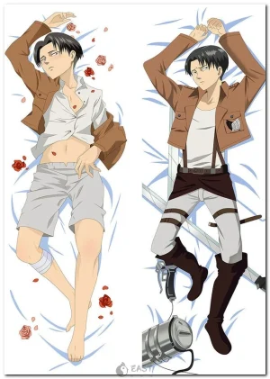 Levi Ackerman from Attack on Titan on anime body pillow dakimakura
