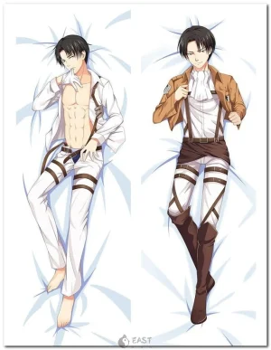 Levi Ackerman dakimakura anime body pillow from Attack on Titan