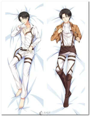 Levi Ackerman dakimakura body pillow from Attack on Titan