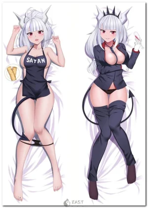 Lucifer from Helltaker anime dakimakura body pillow illustration