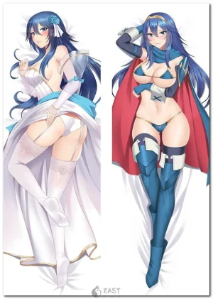Lucina from Fire Emblem on anime body pillow (dakimakura) with fiery theme