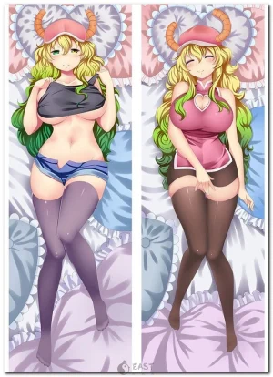 Lucoa from Miss Kobayashi's Dragon Maid dakimakura pillow cover