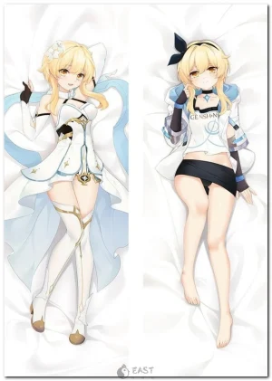 Lumine from Genshin Impact on anime body pillow (dakimakura) by Eastana