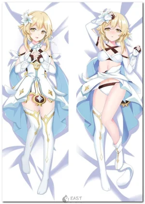Lumine from Genshin Impact on anime body pillow (dakimakura) cover