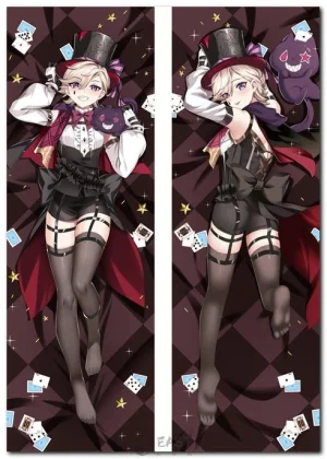 Lyney Genshin Impact anime body pillow dakimakura cover