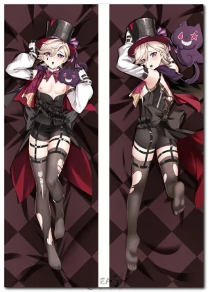 Lyney Genshin Impact anime body pillow dakimakura cover