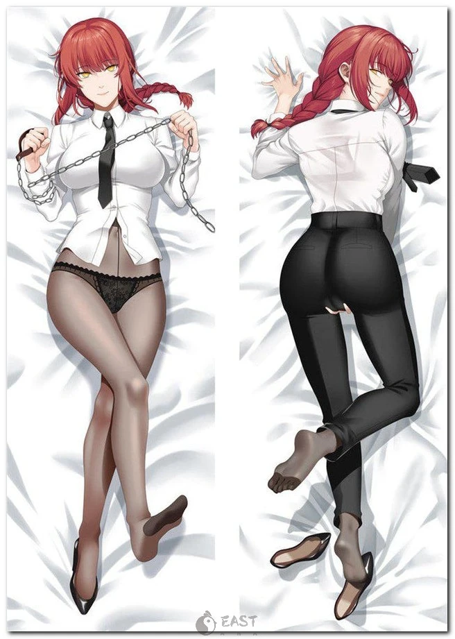 Premium Makima AI Voice Dakimakura body pillow cover from Chainsaw Man — officially inspired design, vibrant print, perfect for anime enthusiasts and collectors at eastana. Makima from Chainsaw Man anime on body pillow cover