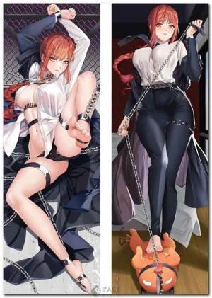Makima from Chainsaw Man anime on body pillow cover