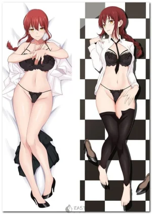 Makima from Chainsaw Man anime on dakimakura body pillow