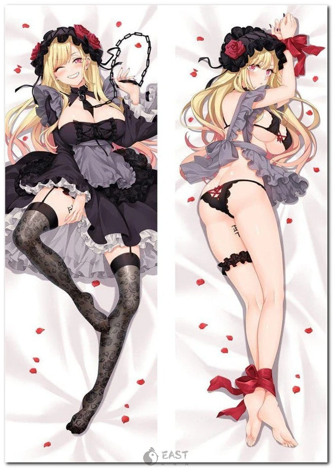 Premium Marin Kitagawa dakimakura body pillow featuring official My Dress-Up Darling artwork. Compatible with AI voice modules. Exclusive eastana anime collectible. Marin Kitagawa dakimakura body pillow from My Dress-Up Darling anime