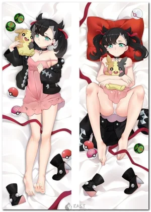 Marnie from Pokemon anime featured on AI voice dakimakura body pillow
