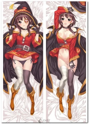 Megumin from KonoSuba anime dakimakura body pillow cover