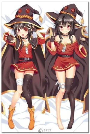 Megumin from KonoSuba anime dakimakura body pillow cover