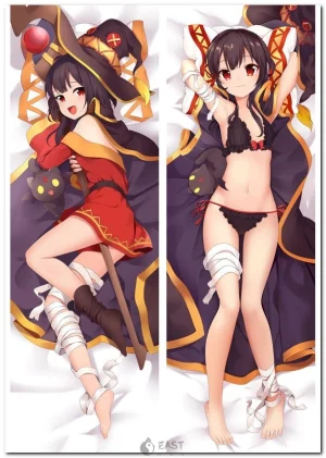 Megumin from KonoSuba anime dakimakura body pillow cover