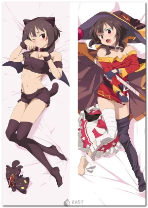 Megumin from KonoSuba anime dakimakura body pillow cover