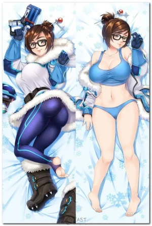 Mei from Overwatch anime-style dakimakura body pillow