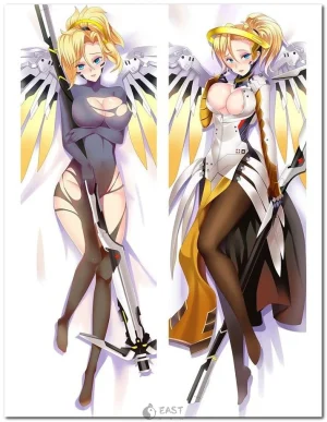 Mercy from Overwatch anime-style dakimakura body pillow