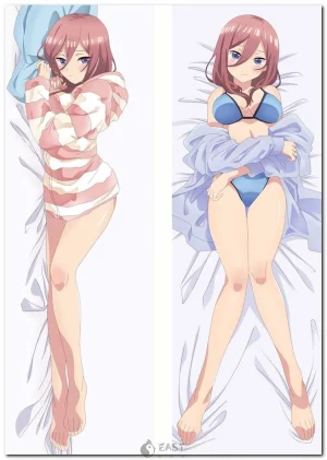 Miku Nakano from The Quintessential Quintuplets anime dakimakura pillow