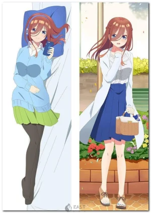 Miku Nakano from The Quintessential Quintuplets anime dakimakura body pillow