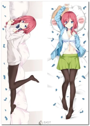 Miku Nakano from The Quintessential Quintuplets anime dakimakura body pillow