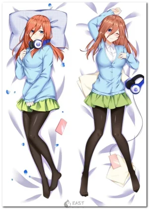 Miku Nakano from The Quintessential Quintuplets anime dakimakura pillow