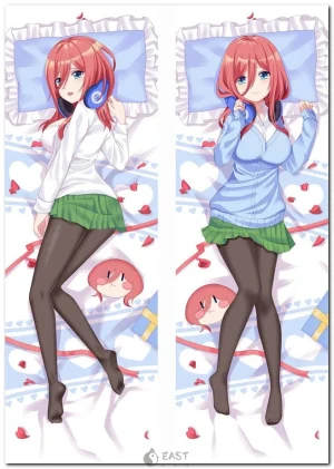 Miku Nakano anime dakimakura body pillow from The Quintessential Quintuplets