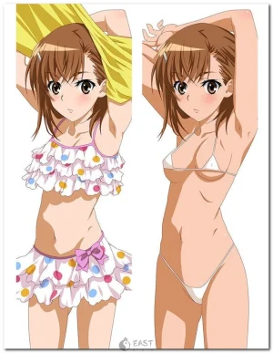 Misaka Mikoto dakimakura pillow from A Certain Scientific Railgun