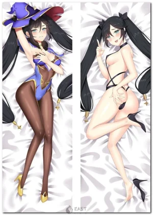 Mona from Genshin Impact anime body pillow dakimakura cover