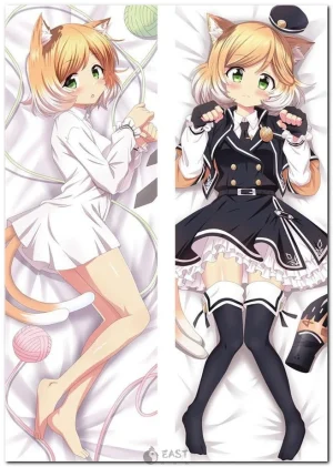 Mousse from Arknights anime on high-quality dakimakura body pillow