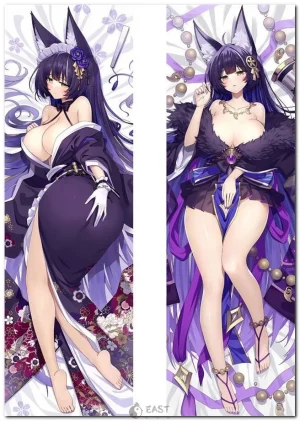 Musashi Azur Lane anime dakimakura body pillow cover