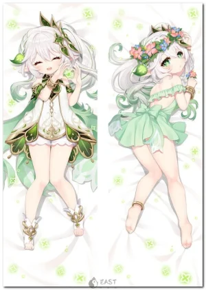 Nahida from Genshin Impact on anime body pillow (dakimakura) cover