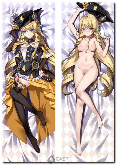 Official-style Navia Genshin Impact dakimakura cover image for anime body pillows. Designed for AI voice integration, available via eastana. WebP format, optimized for fans and collectors. Navia Genshin Impact anime body pillow dakimakura cover