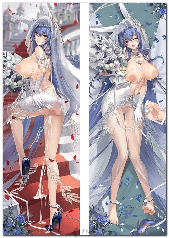 Premium New Jersey Azur Lane dakimakura (anime body pillow cover) featuring official-style artwork. Compatible with AI voice dakimakura systems. From Eastana collection. New Jersey Azur Lane anime dakimakura body pillow cover